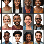 **Diverse online community:** People from various backgrounds connecting virtually, showcasing both the positive and negative aspects of digital interactions.